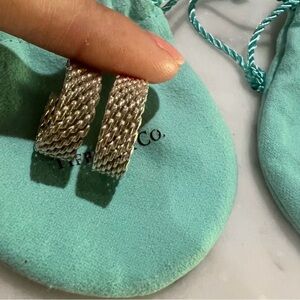 Tiffany & Co. Somerset mesh hoop Earrings